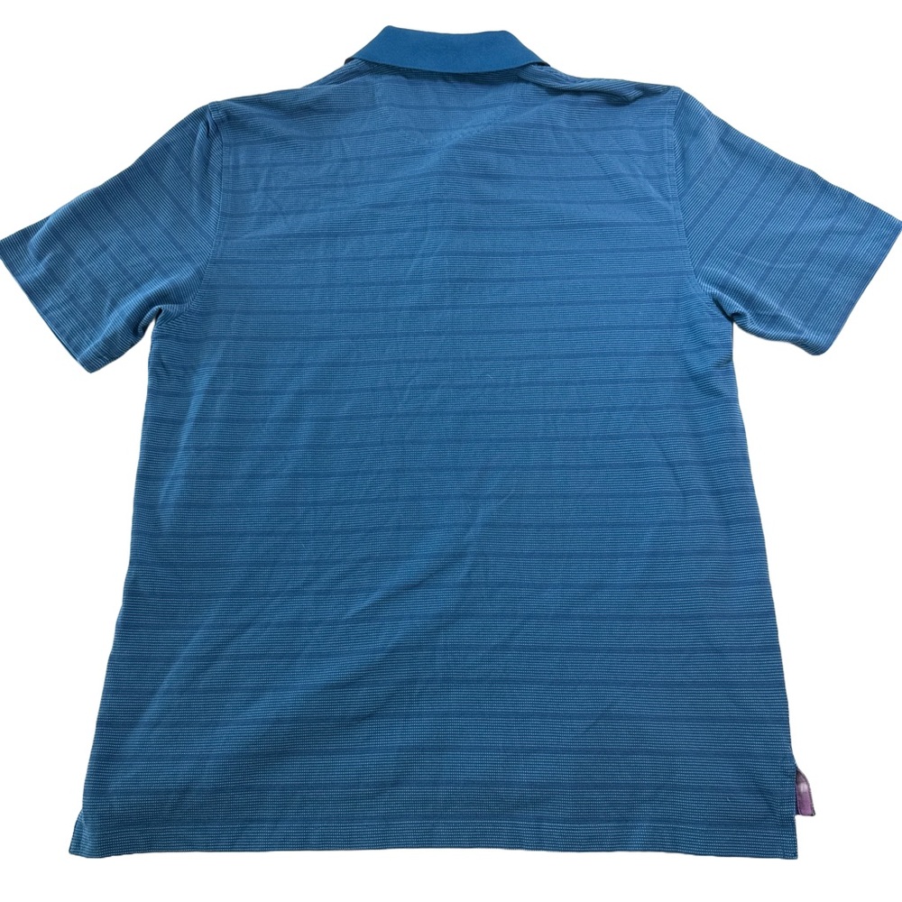Brooks Brothers Men's Performance Polo Shirt Blue Striped Short Sleeve XL Preppy - Picture 6 of 9